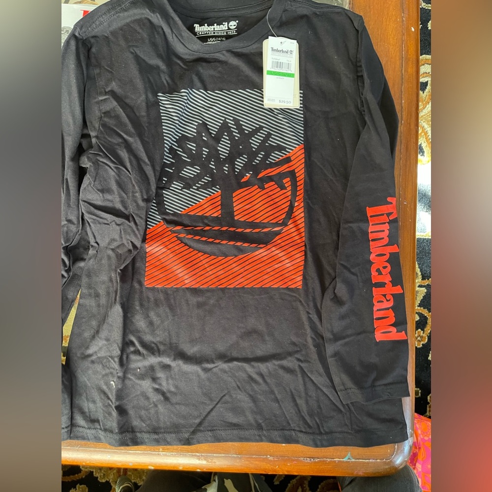 Timberland boys size 14 long sleeve shirt